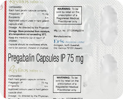 Revlin 75mg Strip Of 10 Capsules