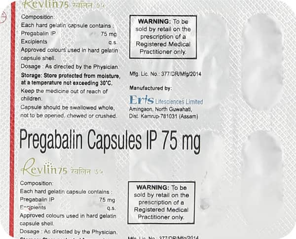 Revlin 75Mg Strip Of 10 Capsules