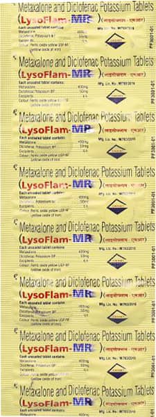Lysoflam Mr Strip Of 10 Tablets