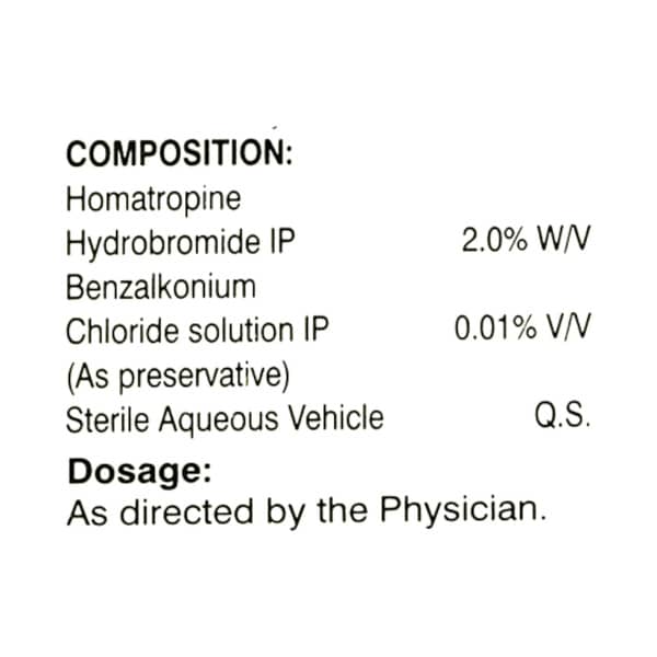 Homacid Bottle Of 5Ml Eye Drops