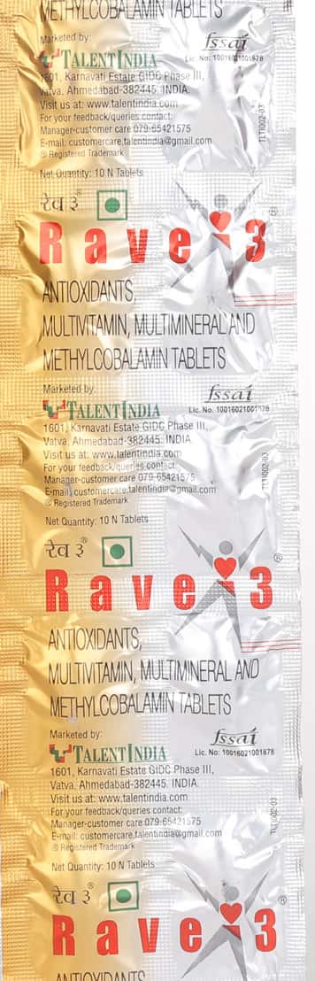 Post Rave Tablets Buy Rave 3 Strip Of 10 Tablets Online & Save Up to 24% at PharmEasy