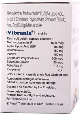 Vibrania Strip Of 10 Capsules