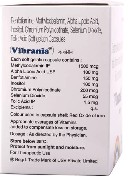 Vibrania Strip Of 10 Capsules