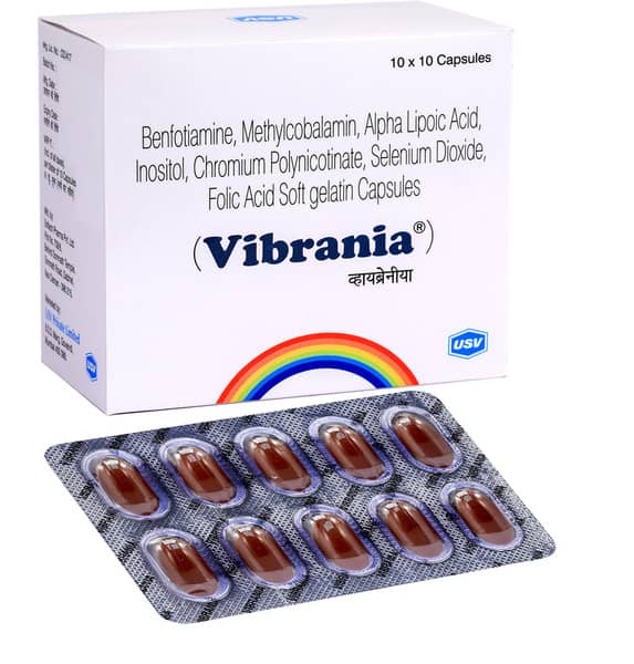 Vibrania Strip Of 10 Capsules
