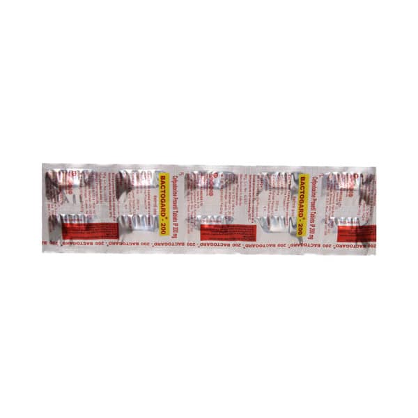 Bactogard 200mg Strip Of 10 Tablets