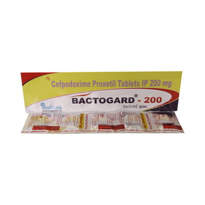 Bactogard 200mg Strip Of 10 Tablets