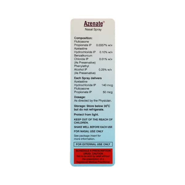 Azenate Bottle Of 9.8ml Nasal Spray