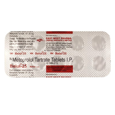 Belol 25mg Strip Of 10 Tablets