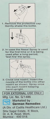 Oxyspray Bottle Of 10gm Nasal Spray