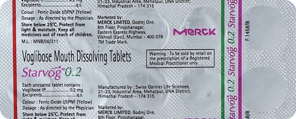 Starvog 0.2mg Strip Of 10 Tablets
