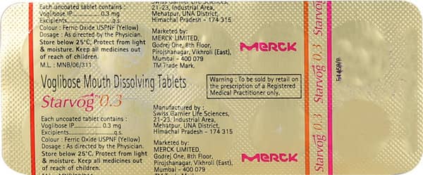 Starvog 0.3mg Strip Of 10 Tablets