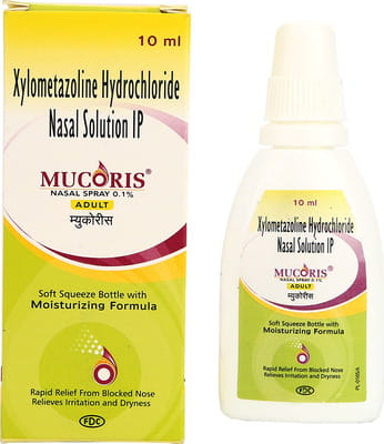 Mucoris Adult 0.1% Bottle Of 10ml Nasal Spray