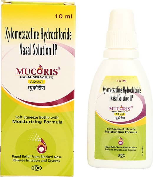Mucoris Adult 0.1% Bottle Of 10ml Nasal Spray