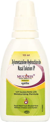 Mucoris Adult 0.1% Bottle Of 10ml Nasal Spray
