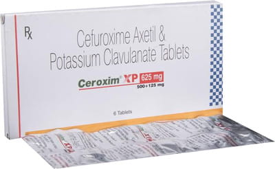 Ceroxim Xp 625mg Strip Of 6 Tablets