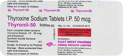 Thyronil 50mcg Tablet