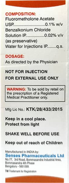 Fli Bottle Of 5ml Eye Drops