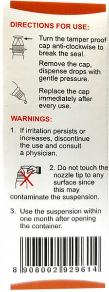 Fli Bottle Of 5ml Eye Drops