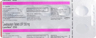 Levilex 250mg Strip Of 10 Tablets