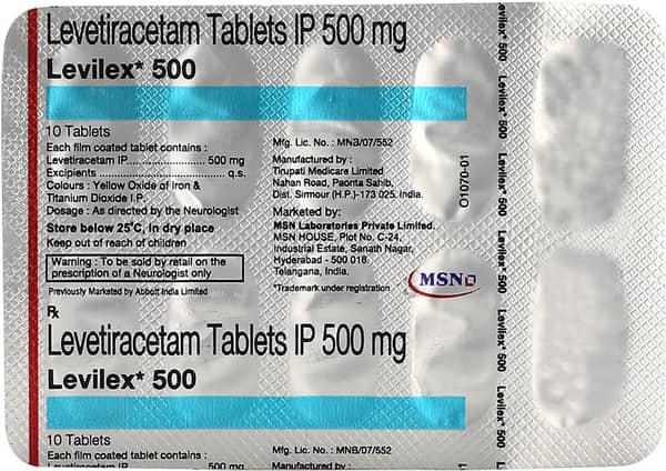 Levilex 500mg Strip Of 10 Tablets