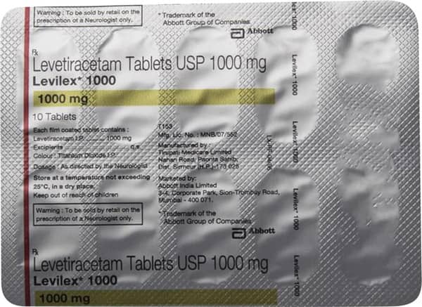 Levilex 1gm Strip Of 10 Tablets