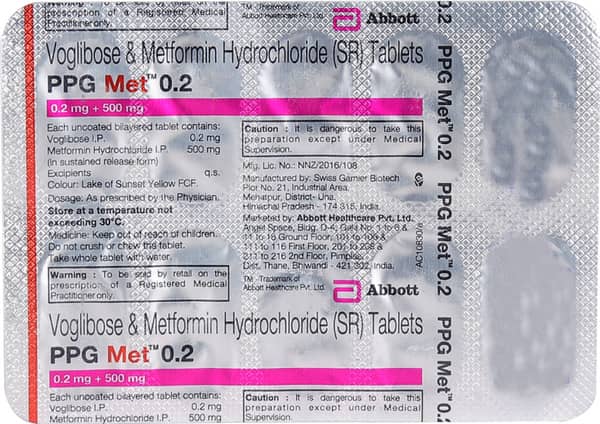 Ppg Met 0.2mg Strip Of 10 Tablets