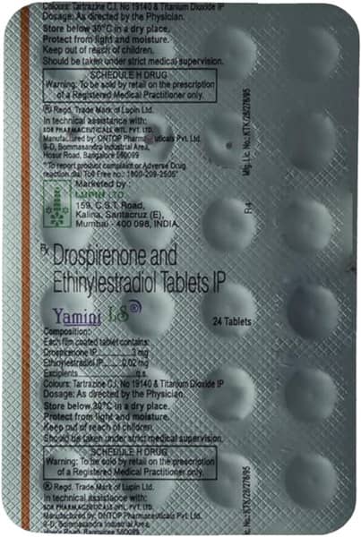 Yamini Ls Strip Of 24 Tablets