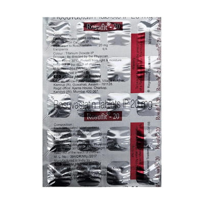 Rosufit 20mg Strip Of 10 Tablets