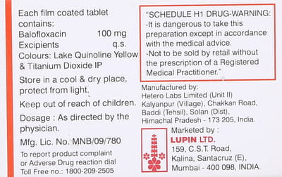 B Cin 100mg Strip Of 10 Tablets