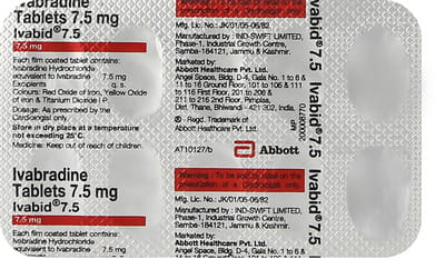 Ivabid 7.5mg Strip Of 10 Tablets