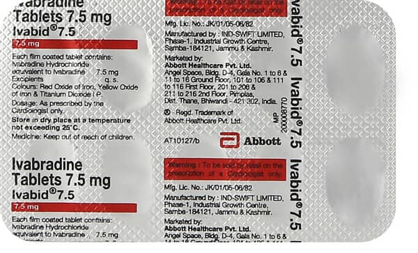 Ivabid 7.5mg Strip Of 10 Tablets