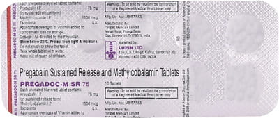 Pregadoc M Sr 75mg Strip Of 10 Tablets