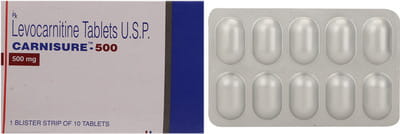 Carnisure 500mg Strip Of 10 Tablets