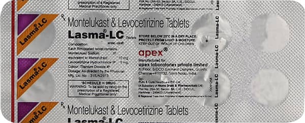 Lasma Lc Strip Of 10 Tablets
