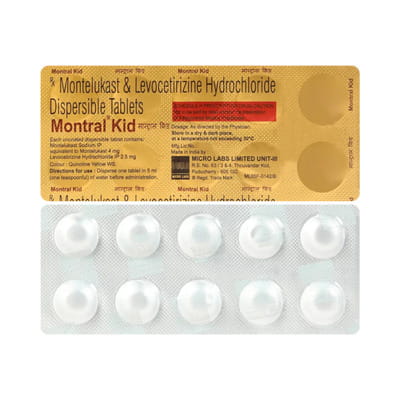 Montral Kid Strip Of 10 Tablets