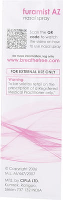 Furamist Az Bottle Of 9.8gm 70md Nasal Spray