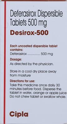 Desirox 500mg Bottle Of 30 Tablets