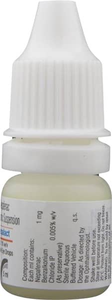 Nepalact 0.1% Bottle Of 5ml Eye Drops