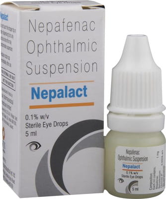 Nepalact 0.1% Bottle Of 5ml Eye Drops