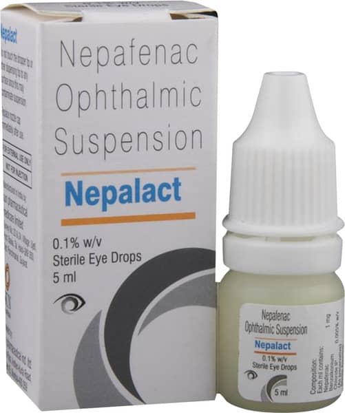 Nepalact 0.1% Bottle Of 5ml Eye Drops