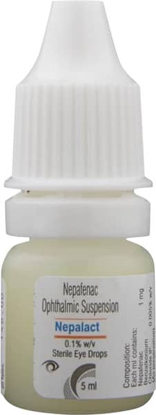 Nepalact 0.1% Bottle Of 5ml Eye Drops
