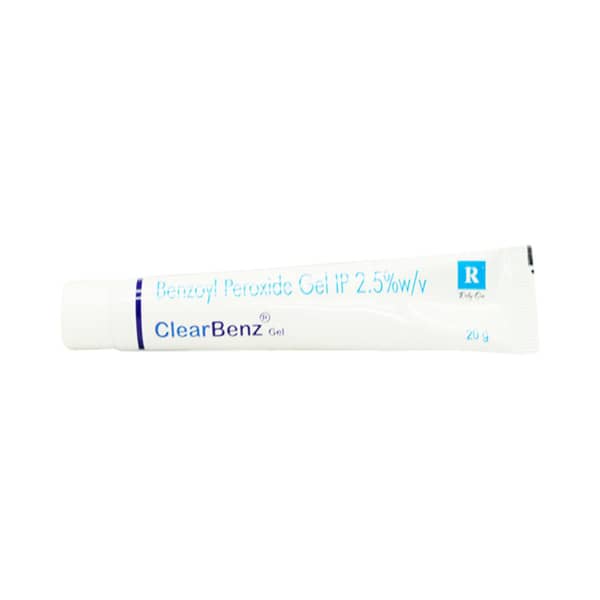 Clearbenz 2.5% Tube Of 20gm Gel