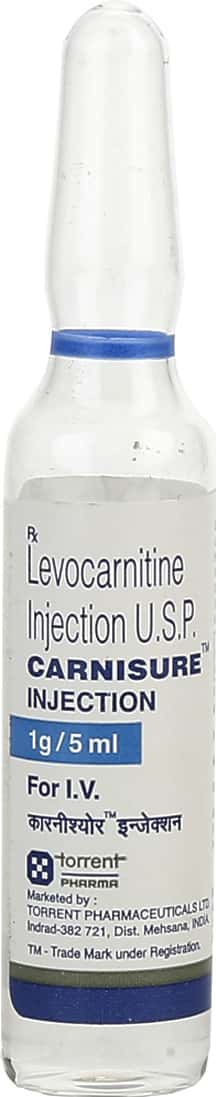 Carnisure 1 GM/5ML Injection (5): Uses, Side Effects, Price & Dosage ...