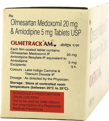 Olmetrack Am Strip Of 10 Tablets