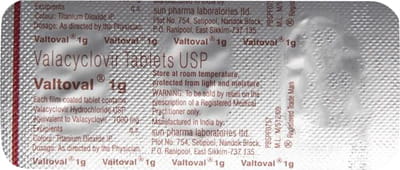Valtoval 1gm Strip Of 3 Tablets