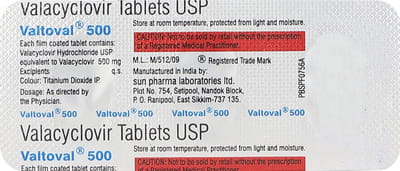 Valtoval 500mg Strip Of 3 Tablets
