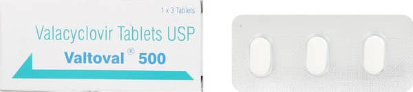 Valtoval 500mg Strip Of 3 Tablets