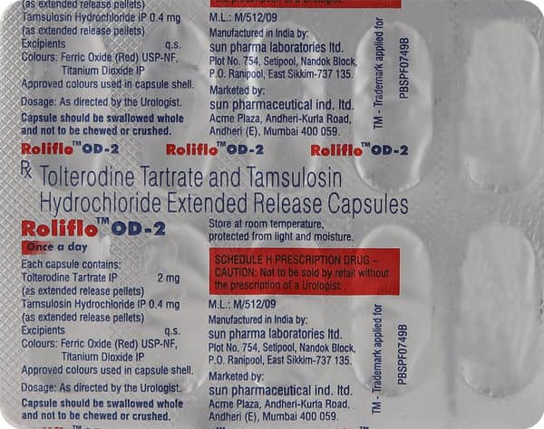 Roliflo Od 2mg Strip Of 10 Capsules