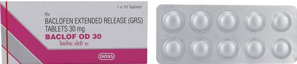 Baclof Od 30mg Strip Of 10 Tablets