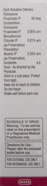 Ezicas Bottle Of 12ml Nasal Spray